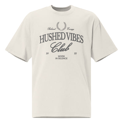 Hushed Vibes Oversized faded t-shirt