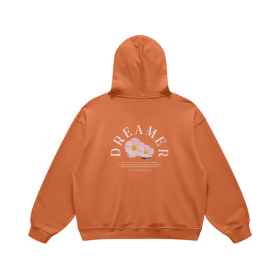 Retro Dreamer Hoodie (available in Copper Red and Blueish Green)