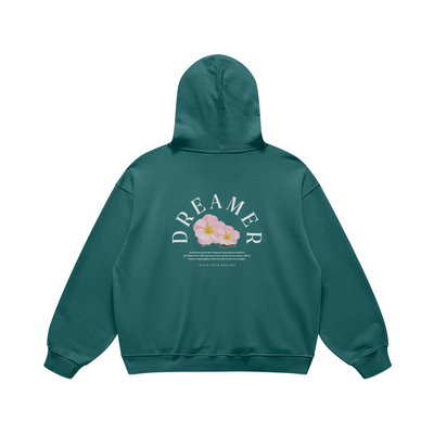 Retro Dreamer Hoodie (available in Copper Red and Blueish Green)