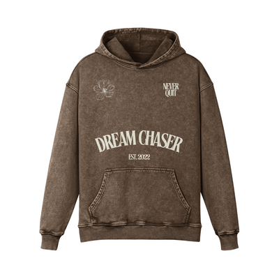 Acid Wash Dream Chaser Oversized Hoodie (available in Blue, Green, Pink and Brown)